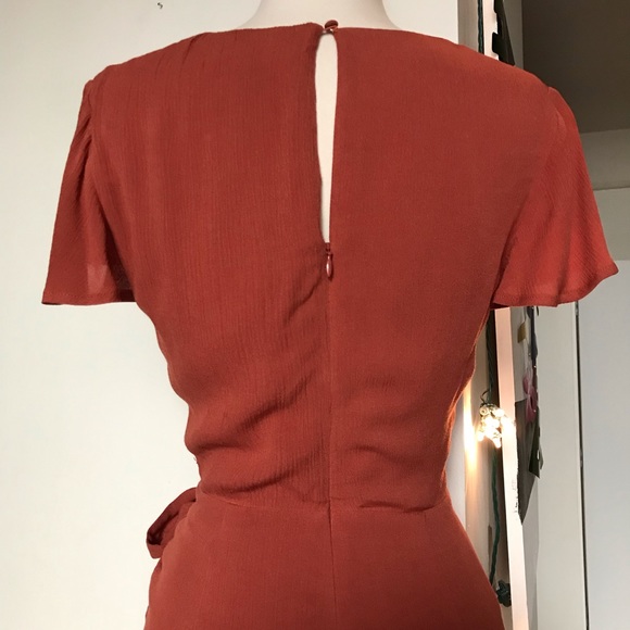 NWT Majorelle Revolve Evelyn Dress Terracotta XS - Picture 4 of 8